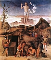 BELLINI GIOVANNI (1426-1516) - Resurrezione di Cristo. (1475-1479)